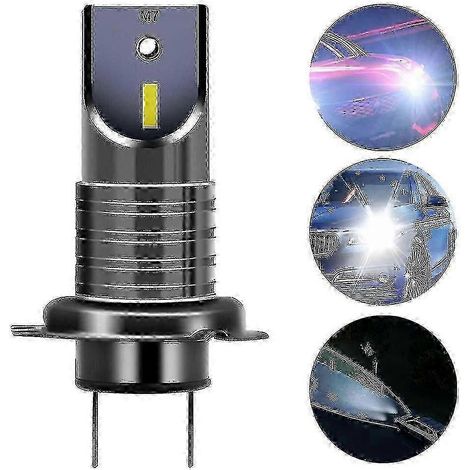 Ampoules LED H7 pour ampoules de voiture H7, ampoules de phares de remplacement pour éclairage automobile, améliorations d'éclairage pour véhicules (1/3)