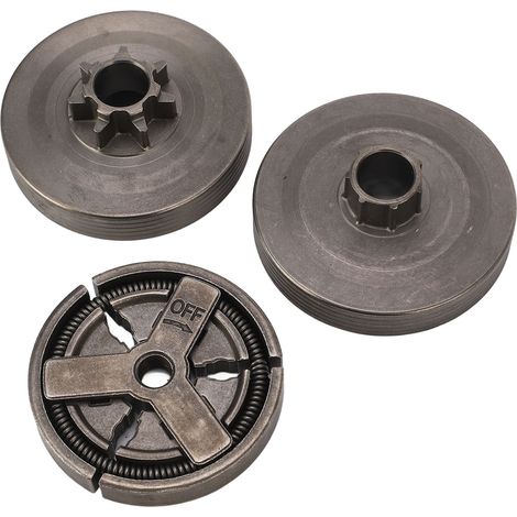 Aluminium-Kettensägenkupplung, Glocke und Ritzel mit Lager, Komplettset kompatibel mit 4500, 5200, 5800, 45cc, 52cc und 58cc chinesischen Benzin-Kettensägen (1/5)