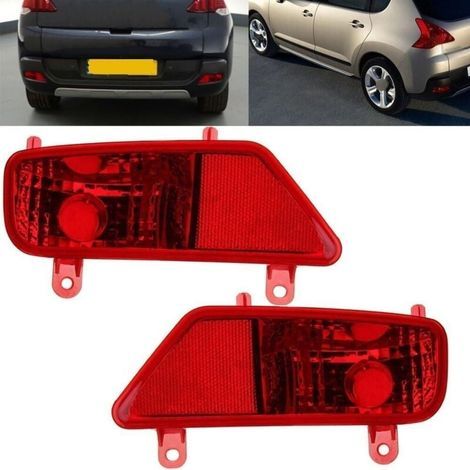 Feux Arrières Auto Pare-chocs Arrière Feu Antibrouillard Couvercle De Lampe Côté Droit/gauche Passager Côté Conducteur Pour Peugeot 3008 2009-2016 Freinage ArrièRe Lampe (Color : Right) (1/3)