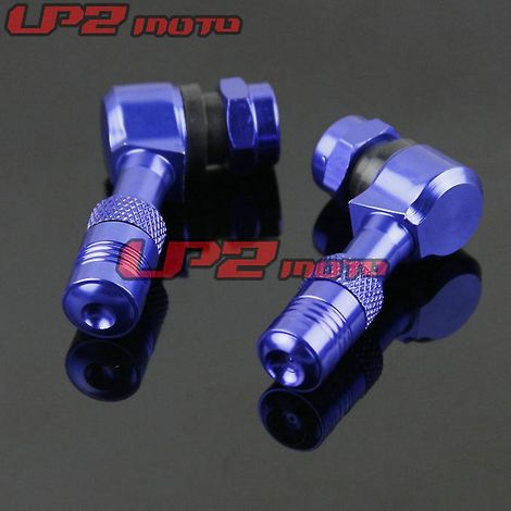 Motorcycle Modified Valve Scooter Valve Modified CNC Valve Valve Pump Valve 1 pair( blue) (1/5)