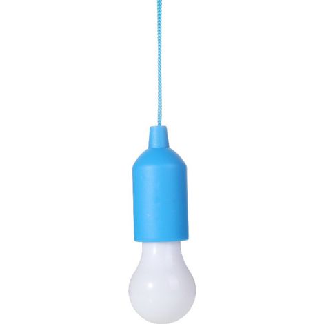 Set di 3 luci LED con cordino e interruttore, lunga durata, 15,65,4 cm, lunghezza del cavo circa 110 cm (blu).