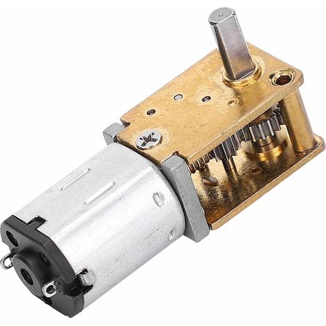 Mini Réducteur Moteur Revêtement Anti-poussière Puissant Moteur à Courant Continu N20 6V 35 Tr/min pour Caméras 2 Pièces (1/5)
