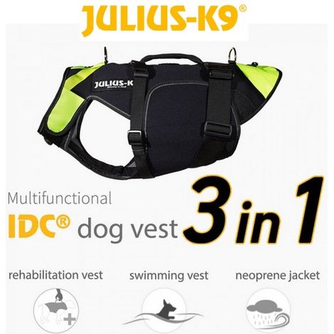 Harnais Gilet de sauvetage IDC 3 en 1 - Julius K9 Désignation : Harnais taille S Julius K9 600245