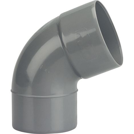 Raccord coudé PVC Wavin 3026041 angle 67°30 étanche