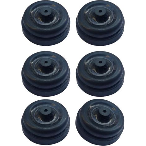 6 Pièces Membranes de Rechange en Caoutchouc et Silicone pour Pompes à Oxygène Aquarium -