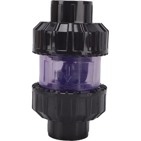 Clapet anti-retour magnétique à suspension pour aquarium, passage intégral, unidirectionnel, pour installation horizontale ou verticale, type à bille, 25 mm / 1 pouce (1/5)