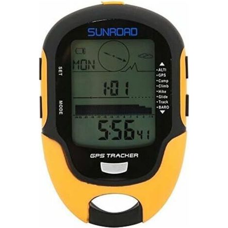FR510 Multifunctional GPS Altimeter, Outdoor GPS Navigation Altimeter, Compass, Temperature and Humidity Meter