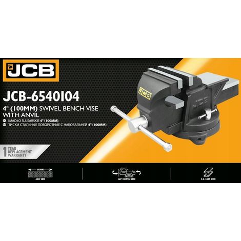 tornillo de banco giratorio jcb rotating vice con yunque integrado