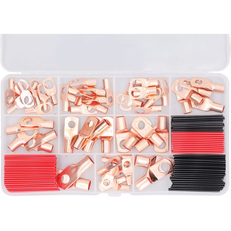 Kit de 120 cosses de fil de cuivre thermorétractables résistant aux hautes températures,DUBUNS