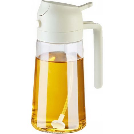 Diese Sprühflasche eignet sich sowohl zum Sprühen als auch zum Ausgießen. Sie verfügt über eine Sprühfunktion und ist auslaufsicher. (1/5)