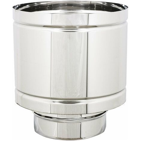 TERMINALE SCARICO A BOTTE MASCHIO ACCIAIO INOX 304 (1/4)