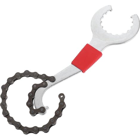 Clé de Reparation de Vélo Multifonction en Fer Compact and Portable für Demontage von Volant D'inertie und Manivelle, kompatibel für Wartung (1/5)