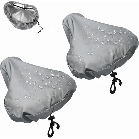 Coprisella per bicicletta, protezione impermeabile, copertura antipioggia elastica per la maggior parte delle selle per bicicletta (1/5)