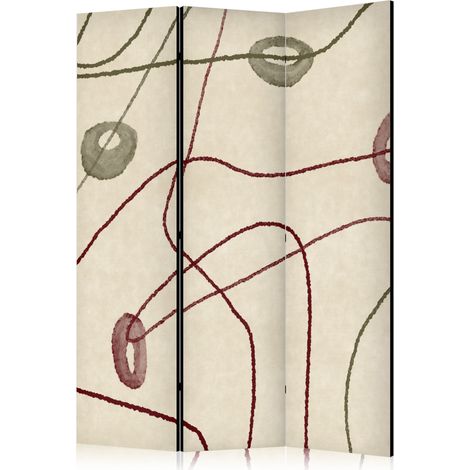 Paravent décoratif Artgeist tissu flizelin cadre bois 135x172 cm