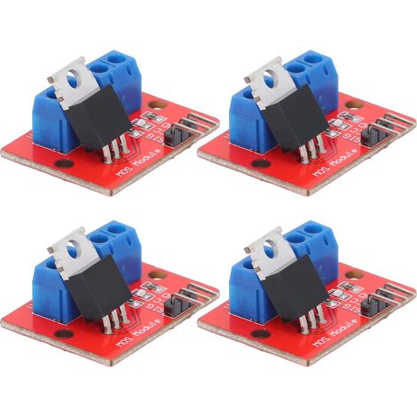 4-Modul-MOSFET-Treiberplatinen-Kit für Raspberry Pi, 0–24-V-Treiberzubehör, Komplettset (1/5)