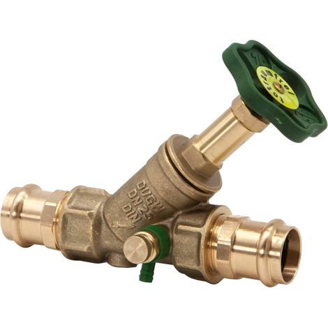 Verrouille la vanne d&39écoulement libre 0015382800001 DN 25, 28mm, IG, avec purge, tige non montante (1/3)