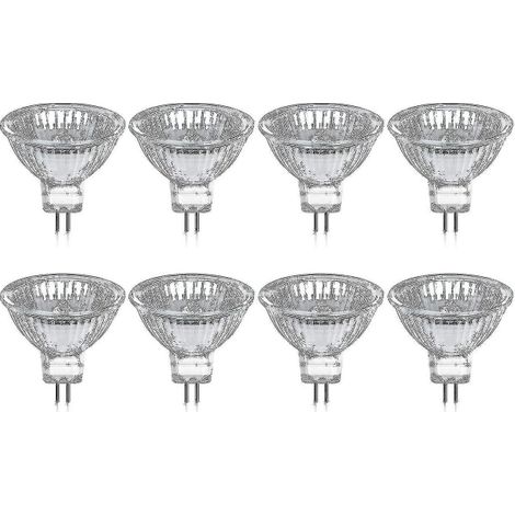 8er-Pack GU5.3 MR16 35W 12V Halogenlampen – warmweiß 2800K, 400 Lumen, Jz-Sockel (1/5)