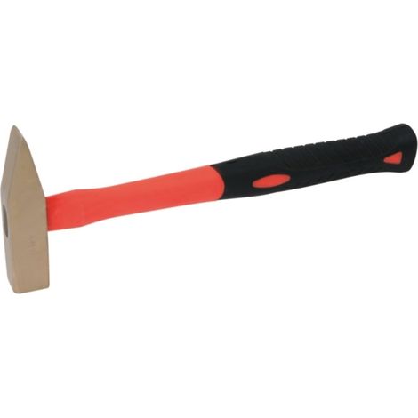 Marteau de mécanicien - manche tri-matière - Tête 800g, 340mm - Antidéflagrant - Alliage Aluminium-Bronze (1/2)