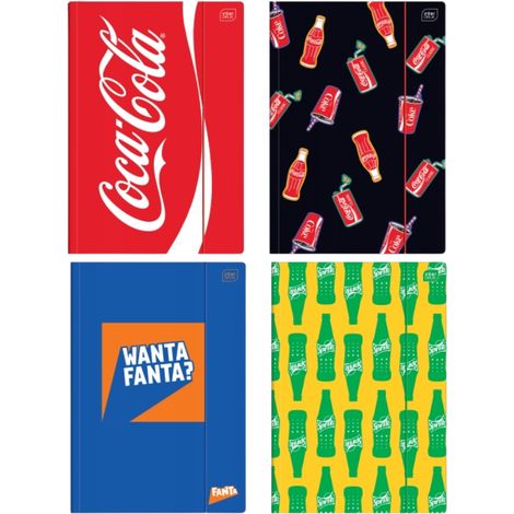 Carpeta InterDRUK con banda elástica A4 Coca-Cola MIX 1 unidad (1/5)