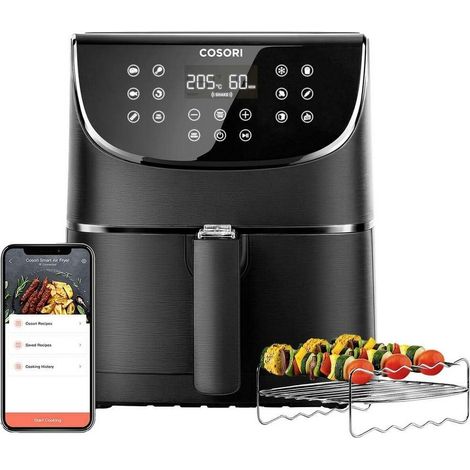 Freidora de Aire Cosori Smart Chef Edition Negra 5,5 L (1/5)