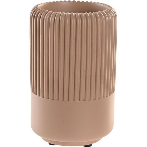 Vase dkd home decor 7 x 7 x 11 cm Terrakotta Beton (1/2)