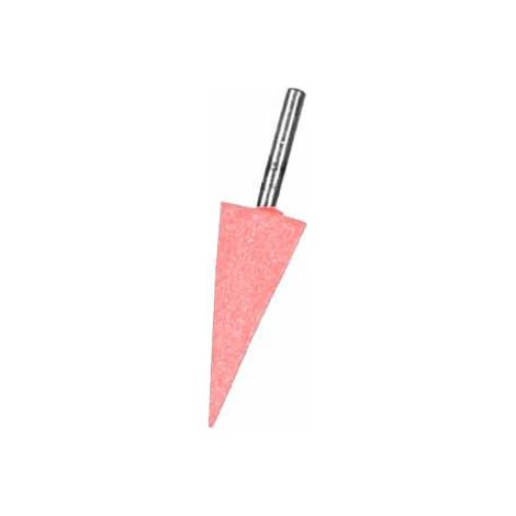 Rueda abrasiva cónica de 25 x 30 mm, vástago de 6 piezas