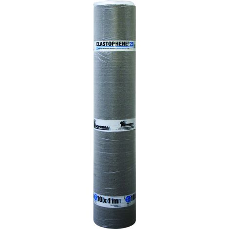 Soprema – Pare-vapeur élastomère 25 sable – Rouleau d'étanchéité 7m x 1m – Armature en voile de verre – Pour chantiers humides