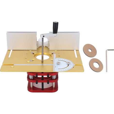 Decdeal Kit de système de routeur en alliage d'aluminium et levage manuel en acier inoxydable pour le travail du bois (1/5)