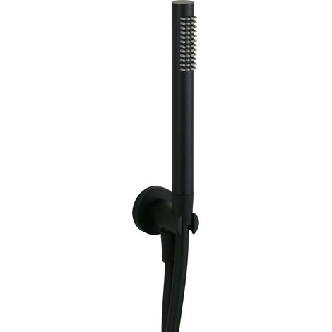 Set doccia con presa acqua colore nero opaco Mamoli Tuttodunpezzo 0000PV30012K  Nero opaco