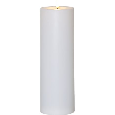 LED-Kerze ,Flamme Rak, outdoor, weiß, Dämmerungssensor, 32cm (1/5)