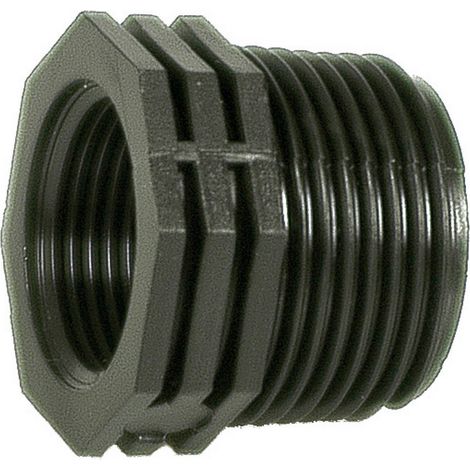 Raccordo Riduzione Nipplo In Nylon Per Tudi Da Giardino Diametro Da M/F 3/4X1/2 (1/2)
