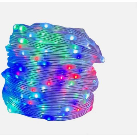 Catena luminosa led rgb 1200 smart ip44 48 metri giocoplast natale 14125009