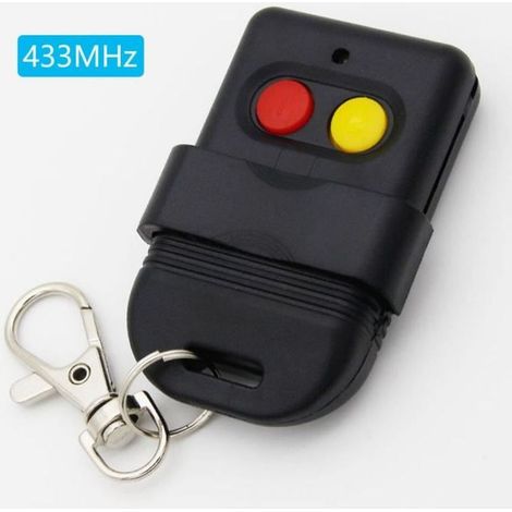 2 telecomandi per porte da garage, interruttore DIP a 8 posizioni, frequenza 433 MHz, compatibili con SMC5326P-3, per motori di cancelli residenziali (1/5)