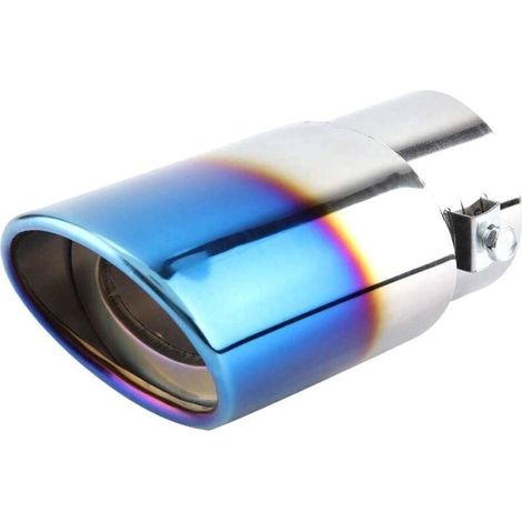Punta de escape para automóvil, silenciador trasero universal de acero inoxidable G (1/5)