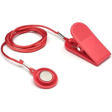 Interrupteur De Sécurité Magnétique - Pour Tapis De Course - Câble De 1 M - Diamètre Aimant 1,8 Cm - Bague En Plastique ABS - 1 Pièce (1/3)