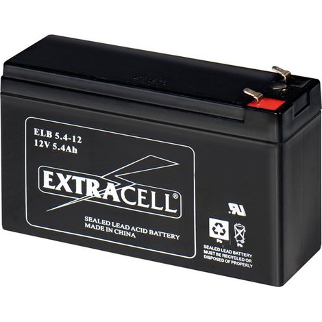 Elcart distribution spa batteria ricaricabile piombo 12v 5.4 ah 300457800 (1/3)