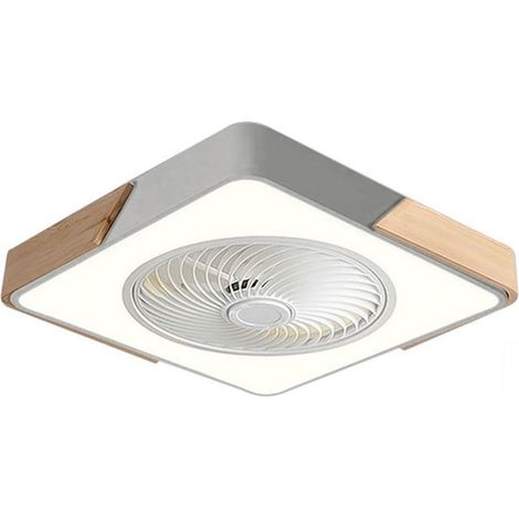 Lustres, Ventilateur de Plafond En Forme de Avec Lumière Moderne 3 Vitesses Avec Télécommande Ventilateur Semi-Encastré Pour Chambre Salon Hôtel/G/A (1/5)
