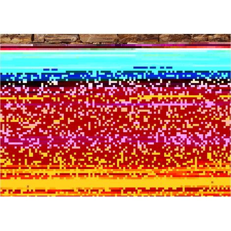 Bricks, photo murale intissée, 360x270 cm, 4 parties (1/3)