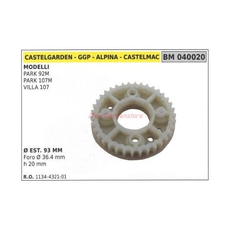 Puleggia per rasaerba tosaerba tagliaerba PARK 92M 107M ALPINA 040020