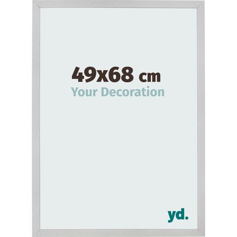 yd. - Cadre photo 49x68 - Acier Inoxydable - MDF - Bologna (1/5)
