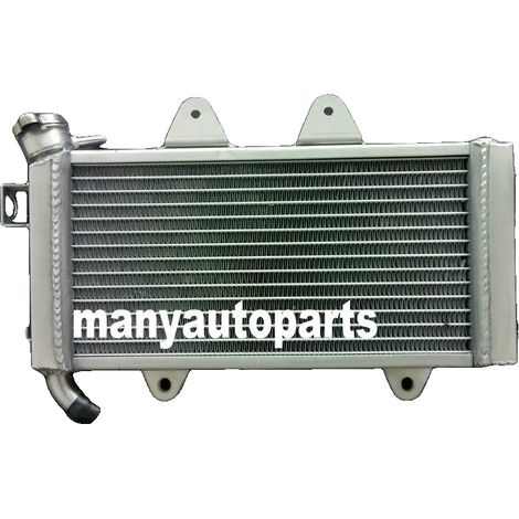 Radiador de aluminio, ajuste personalizado para KTM 390 Duke / ABS RC 390 LC4, 40 % más de capacidad de refrigeración, depósitos soldados con TIG, núcleo soldado al vacío. (1/5)
