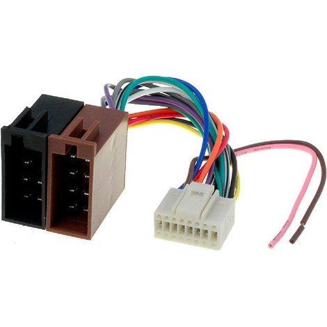 Cable compatible avec Autoradio Alpine 16PIN Vers ISO 2