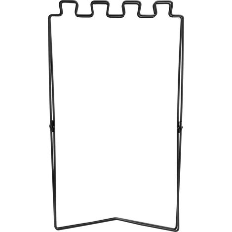 Support de Sac Poubelle de Pique-nique Portable en Fil de Fer Pliable pour Barbecue