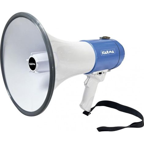 Karma GT 1227LI Wiederaufladbares Megaphon 25W mit Sirene und Pfeife