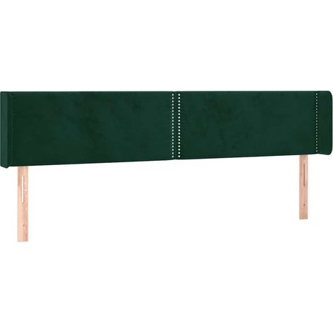 Maison Exclusive - Cabecero de terciopelo verde oscuro 203x16x78/ (1/5)