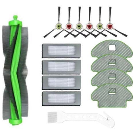 Pièces de rechange pour aspirateur robot iRobot Roomba Combo 110 113 R113840 R : brosse latérale principale, filtre HEPA et lingette de nettoyage (1/5)