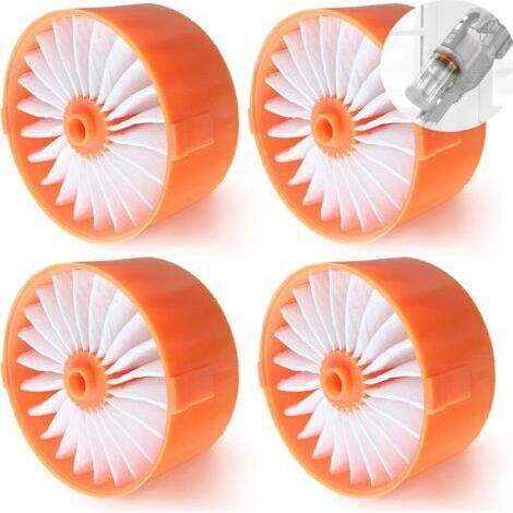 Sollbry 4PCS éléments filtrants de rechange pour accessoire d'aspirateur sans fil pour Black + Decker BSV2020G et BSV2020P (1/5)