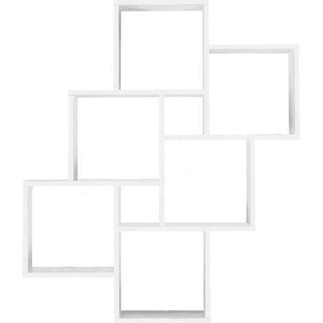 Schwebendes Wandregal mit 8 Fächern - Laurio (1/5)