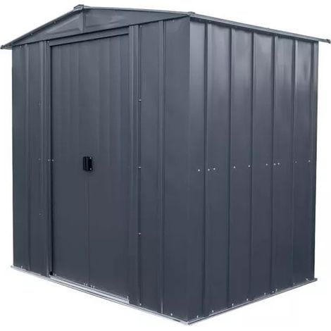 Abri métal Habrita Foresta Spacemaker Apex 2,92m2 toit 2 pentes spécial espace restreint (1/4)