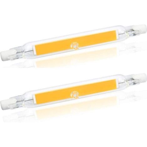 R7s 78mm J78 COB-Filament-LED-Lampe 5W – 500lm, Tageslicht 4000K, 360° Abstrahlwinkel, entspricht 30-50W (2 Stück)